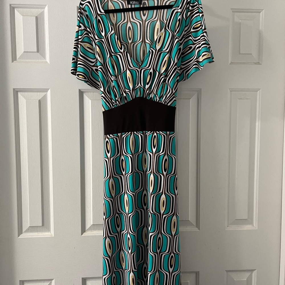 ❤️ ABG Teal Tie-Back Dress
